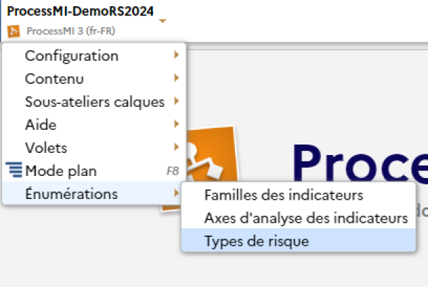 ProcessMI-Editeur énumération