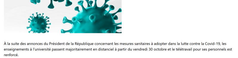 Extrait du site de la formation professionnelle de l’Université de Lille (octobre, 2024)